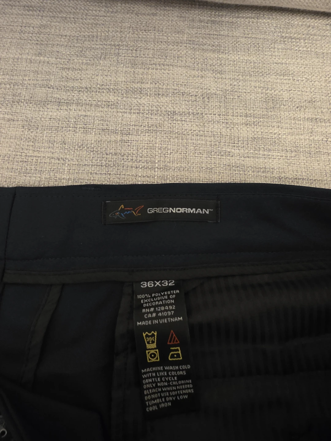 Greg Norman Men's Dress Pants Navy 36x32 - photo 3