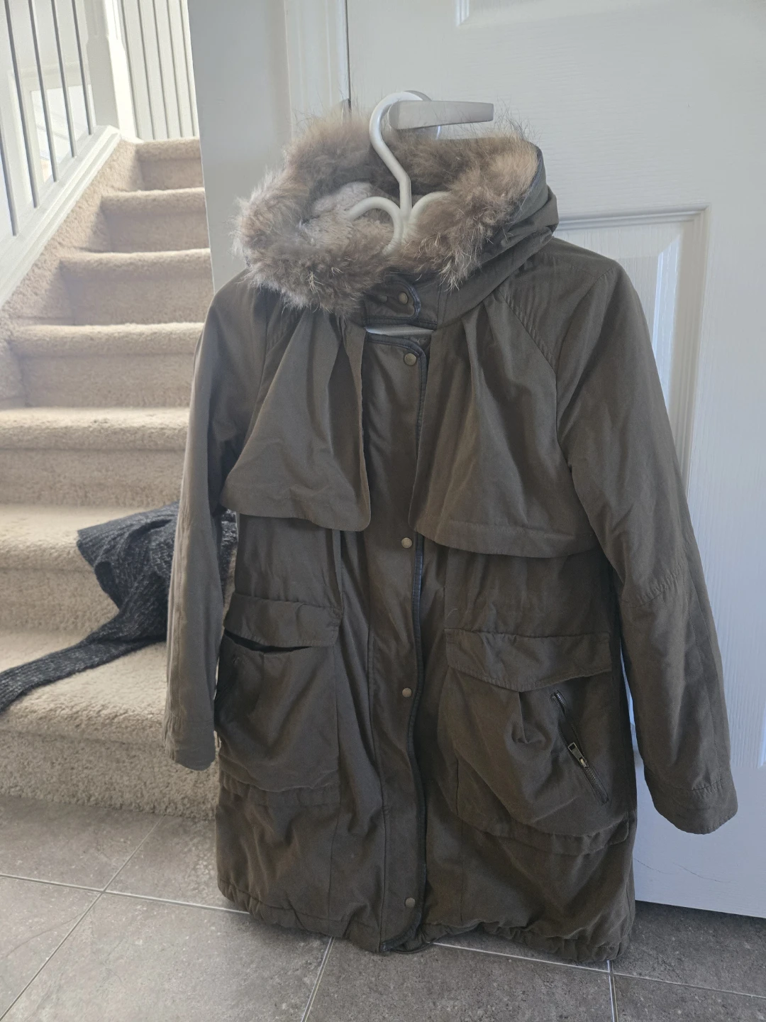 Olive Green Winter Parka- Small - photo 4