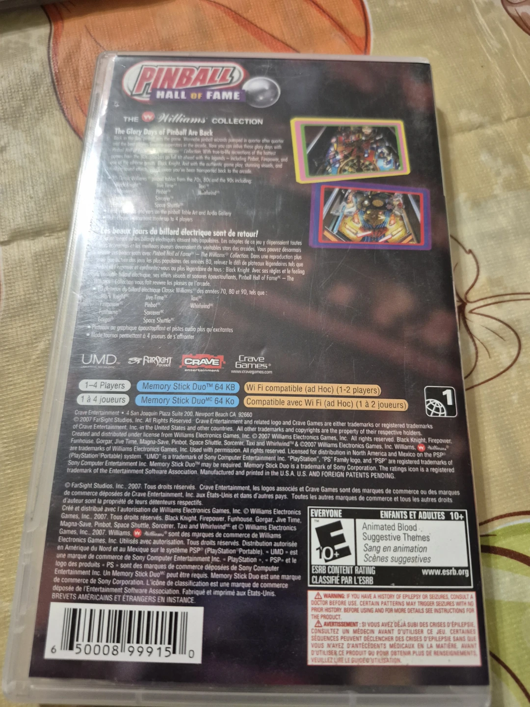 Pinball Hall of Fame: The Williams Collection (PSP) - photo 3