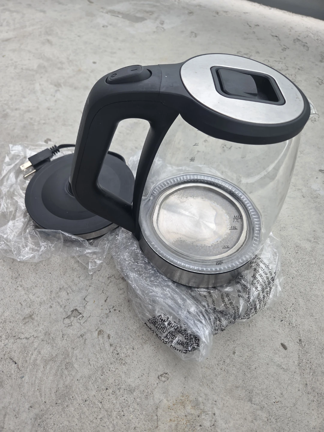 HaUz Glass Electric Kettle 1.7L - photo 2