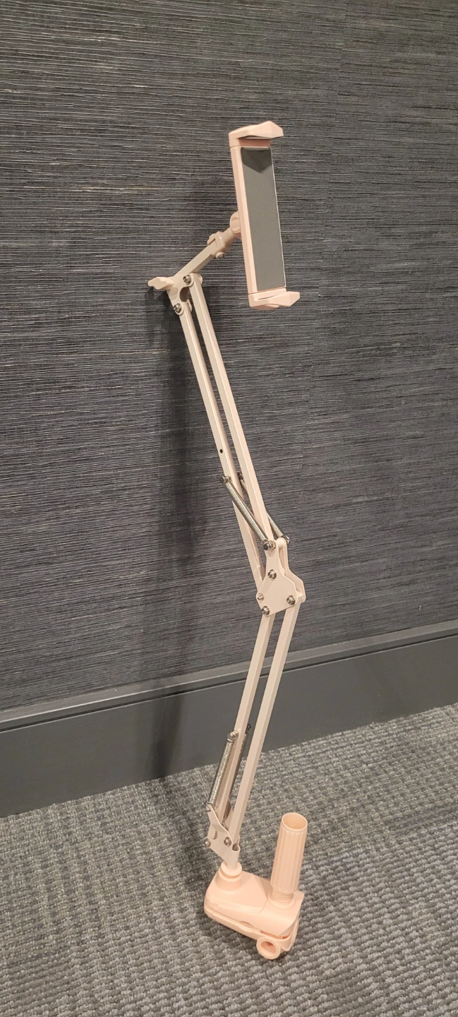Adjustable Pink Phone and Tablet Stand