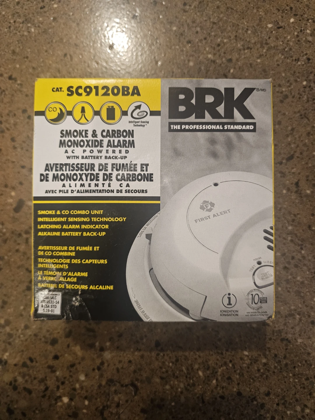 BRK SC9120BA Smoke and Carbon Monoxide Alarm