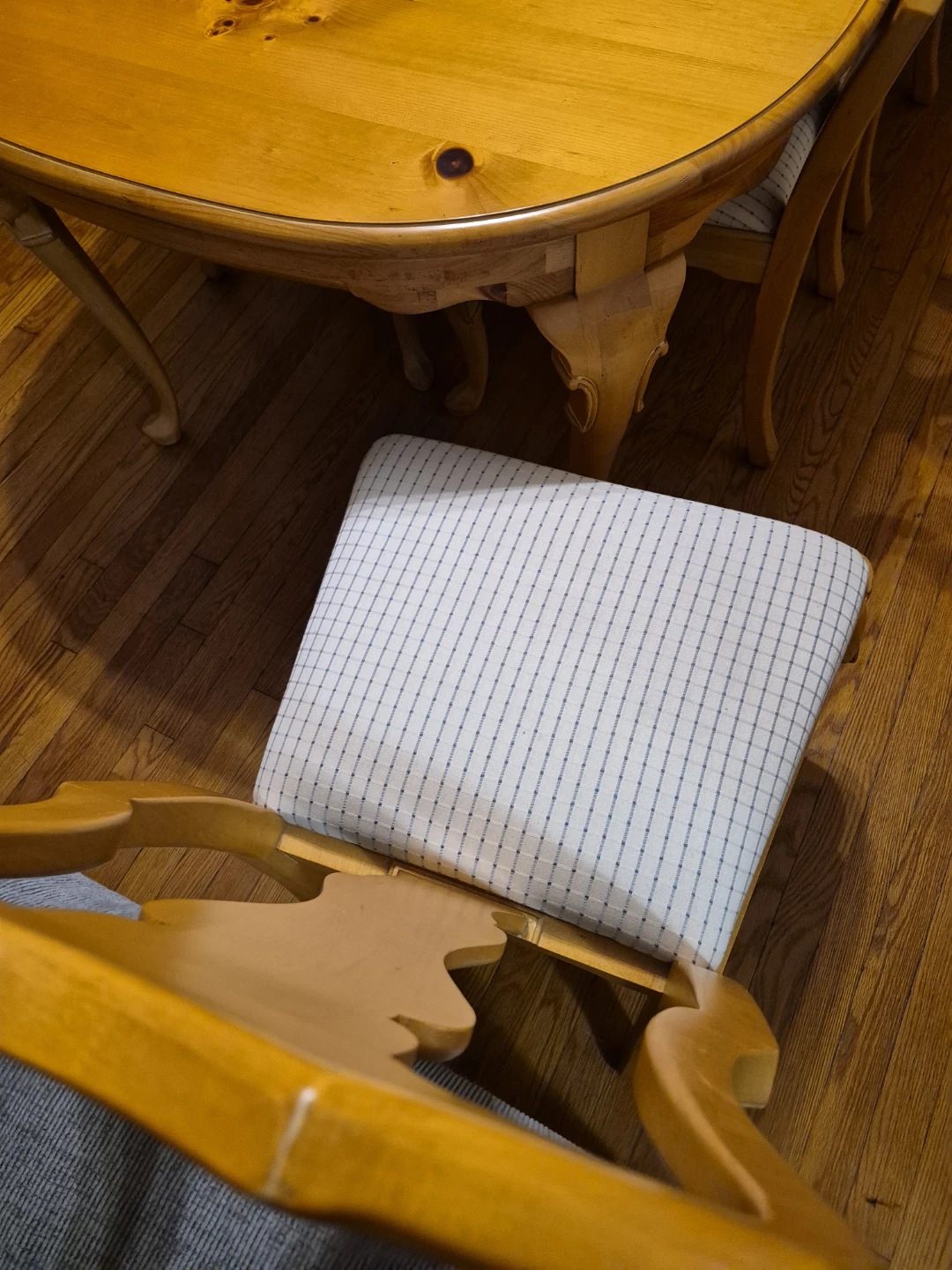 Wooden Dining Table and Chairs Set - photo 3