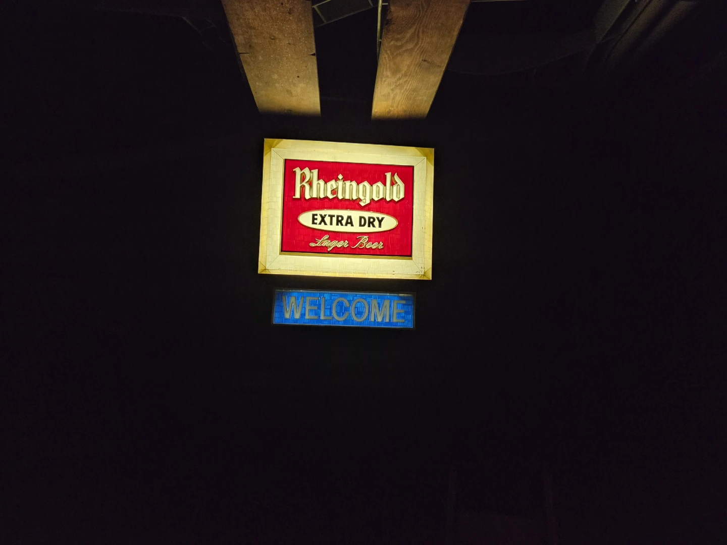 Vintage Rheingold Extra Dry Beer Sign