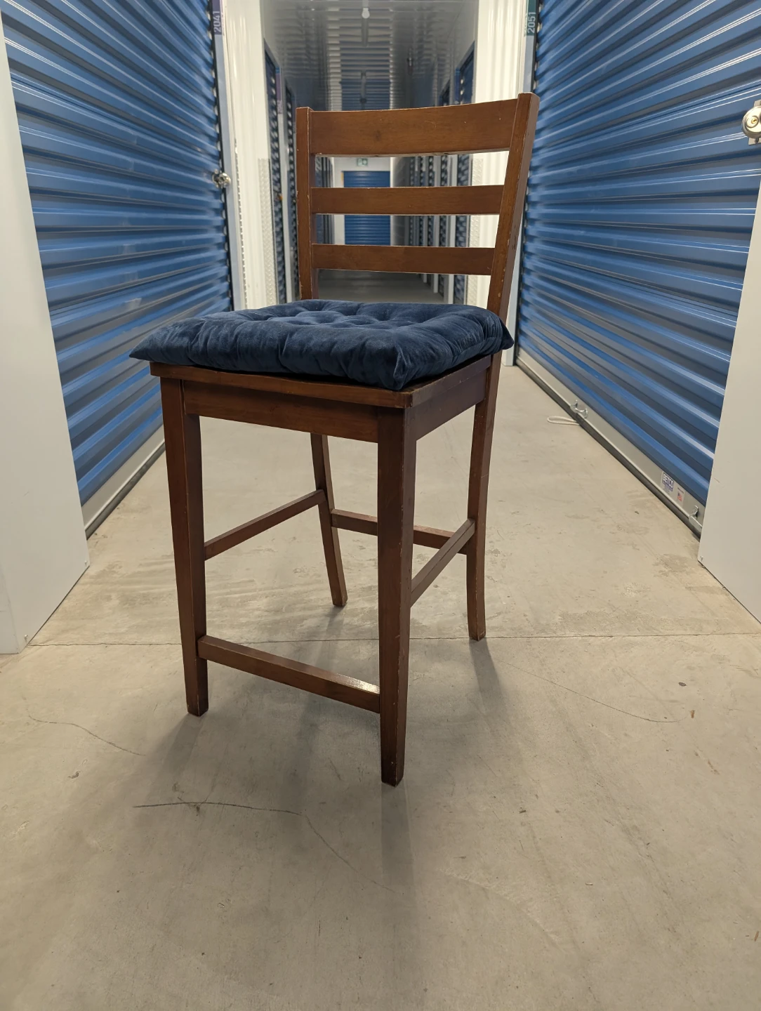 Wooden Counter Height Bar Stool