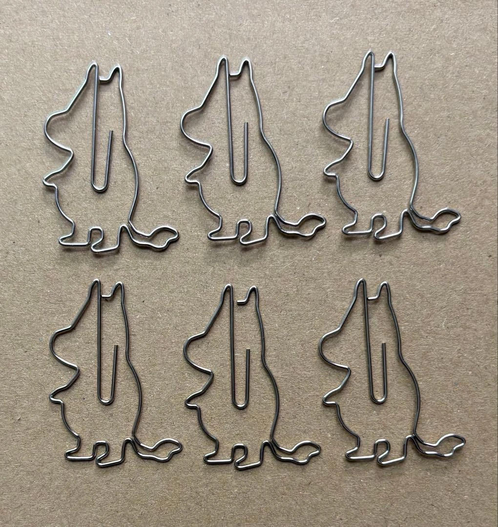 10 Moomin Character Paper Clips new - photo 2