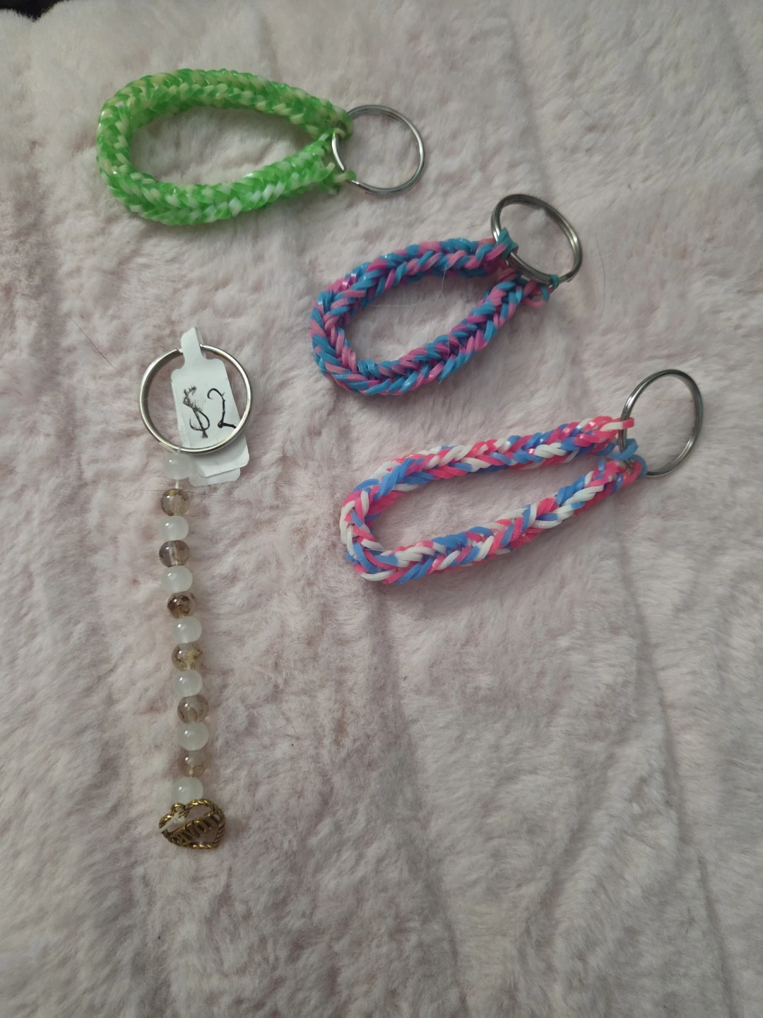 Keychains $2 each or $5 for all
