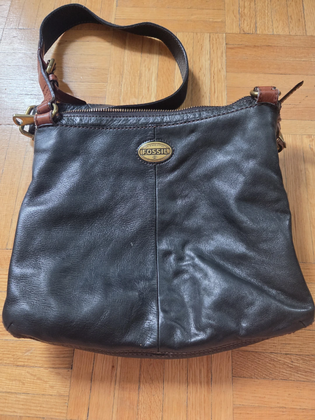 Fossil Multi-Coloured Leather Crossbody Bag - photo 5