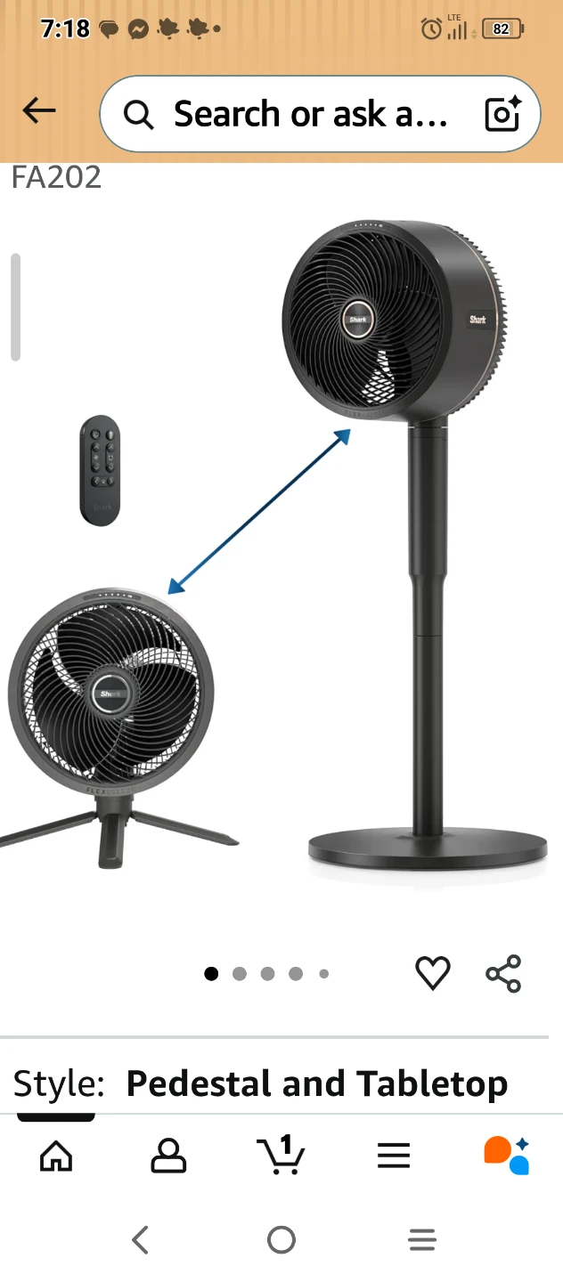 Shark FlexBreeze Indoor & Outdoor Fan - photo 2