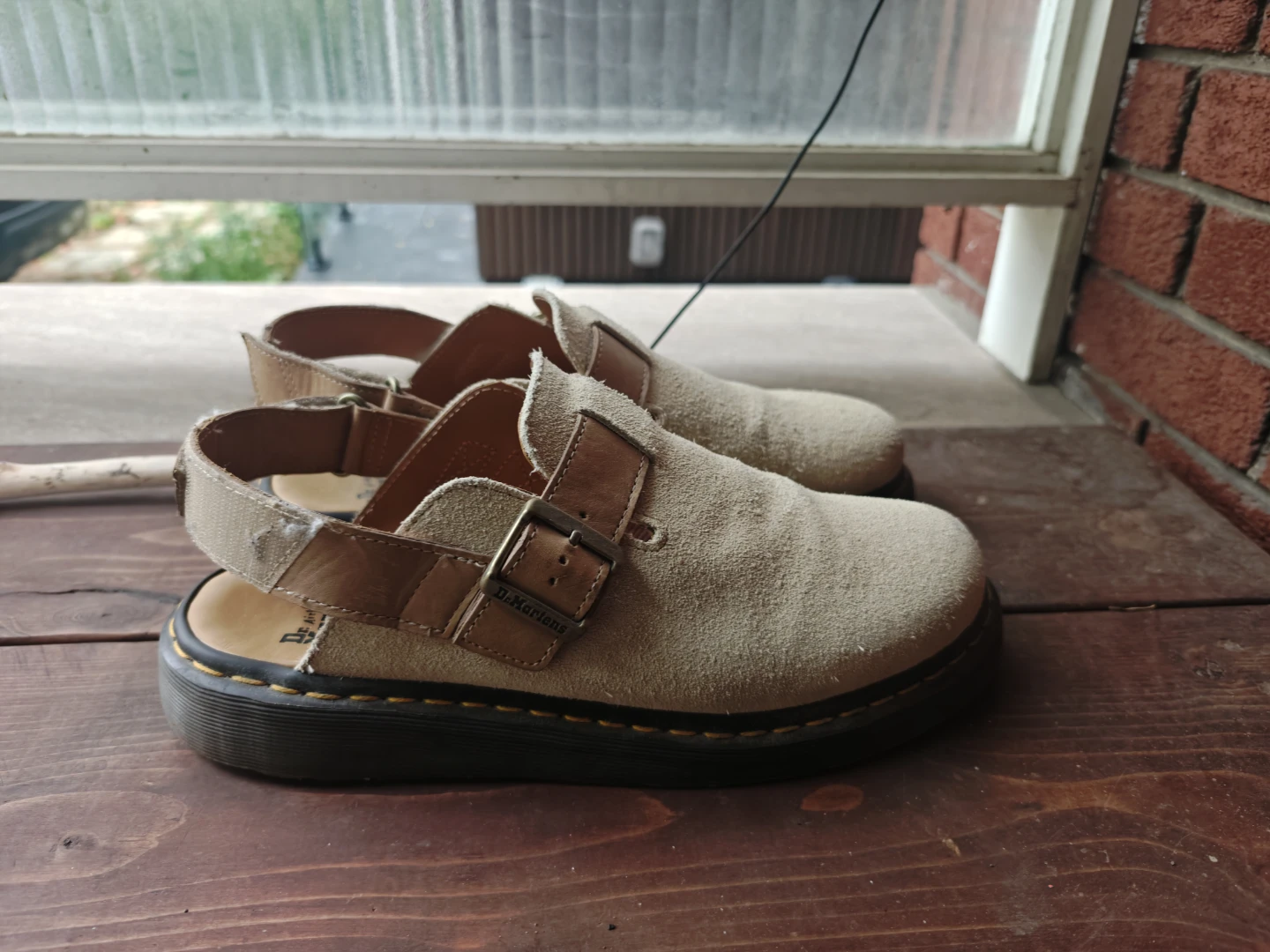 Dr. Martens  Jorge II Leather Slide Mule  - Unisex Size 12M US