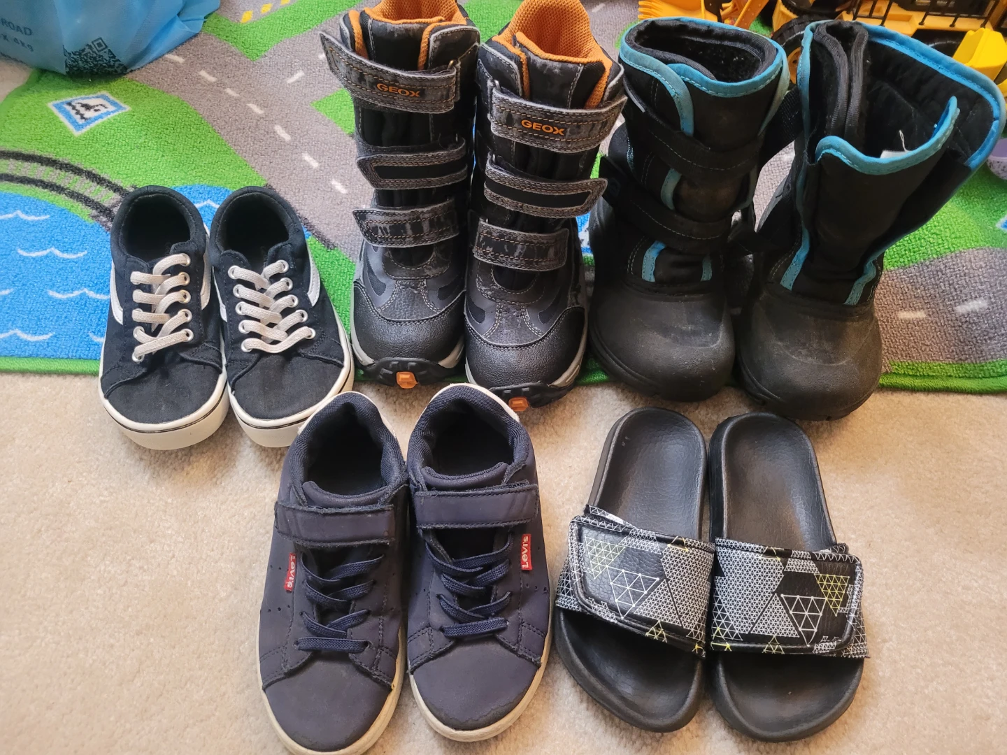 Assorted Kids Shoes and Boots