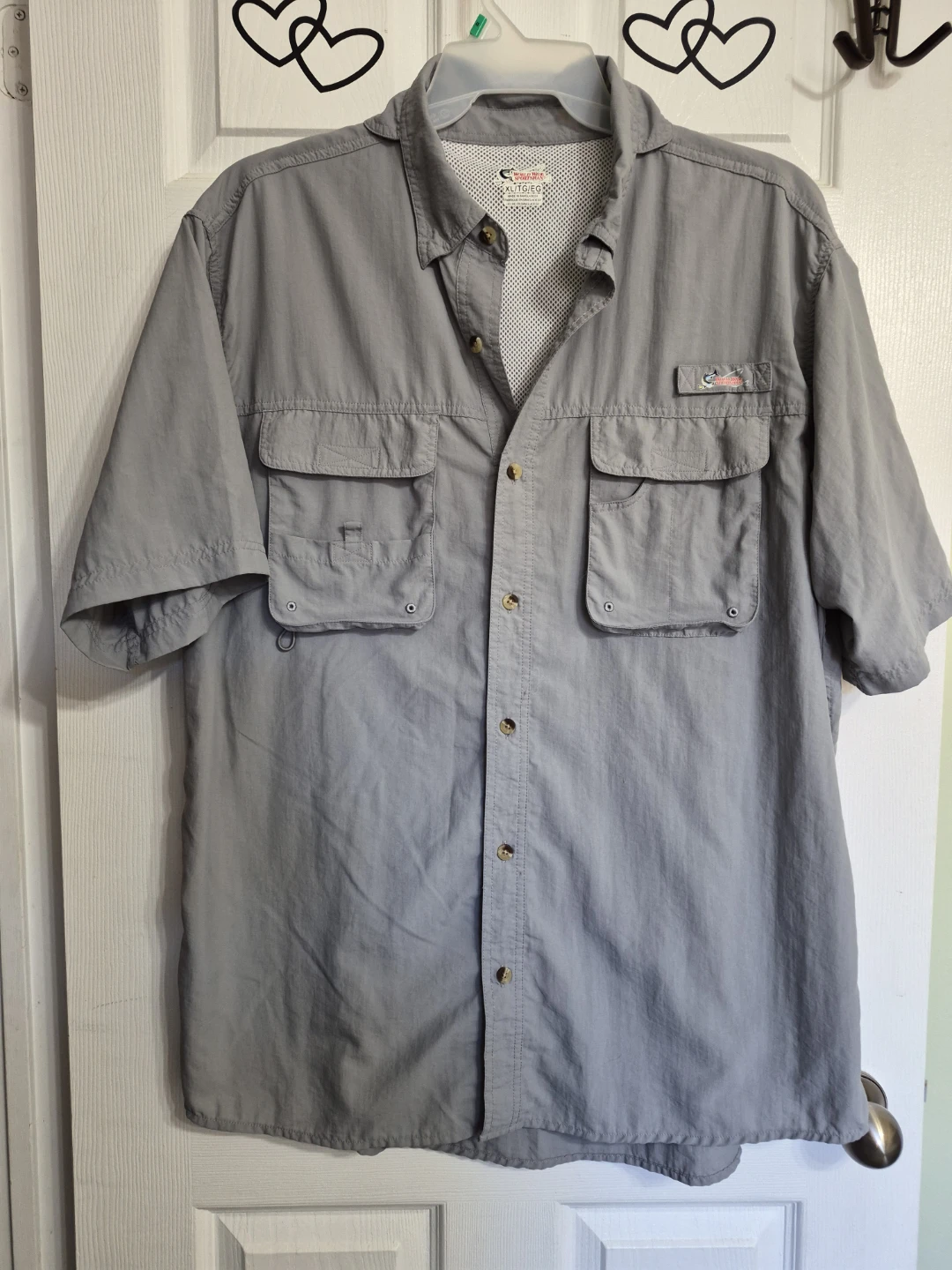 Men's Size XL Button up Top World Wide Sportsman