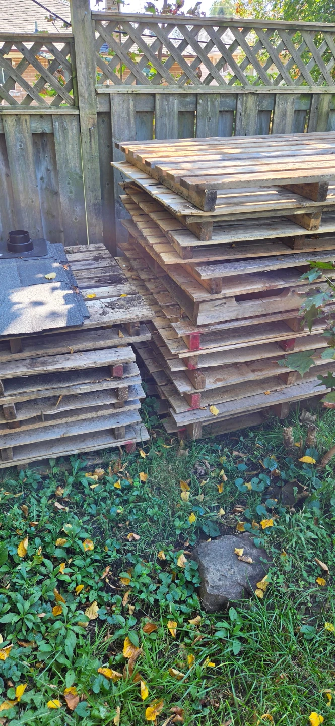Stack of Wooden Shipping Pallets - photo 2