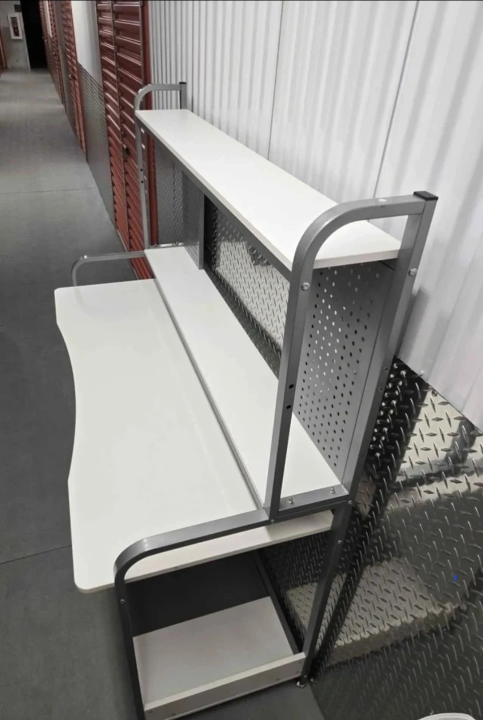 IKEA FREDDE Gaming Desk Ergonomic Workstation White - CASH ONLY - photo 2