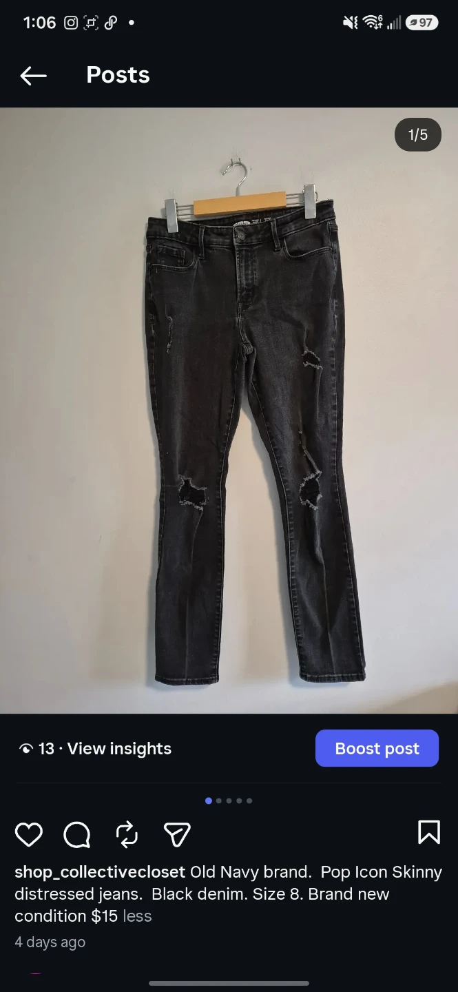 Assorted American Eagle and Old Navy Skinny Jeans - photo 3