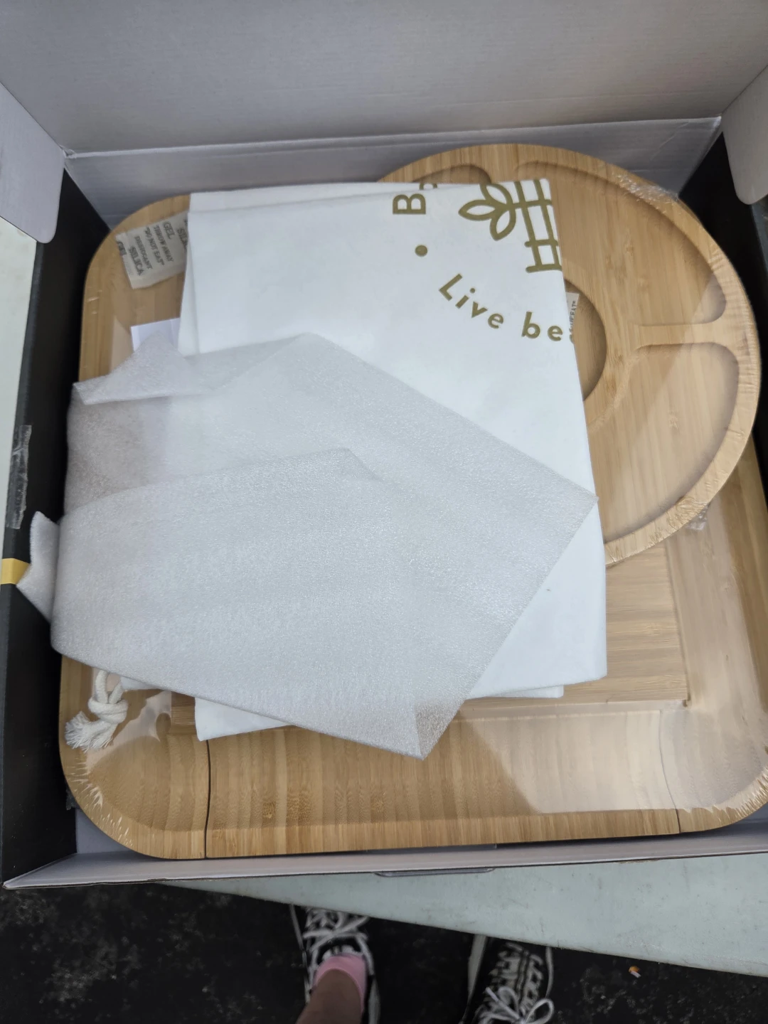 Bambusi Cheese Board Set with Serving Utensils - photo 2