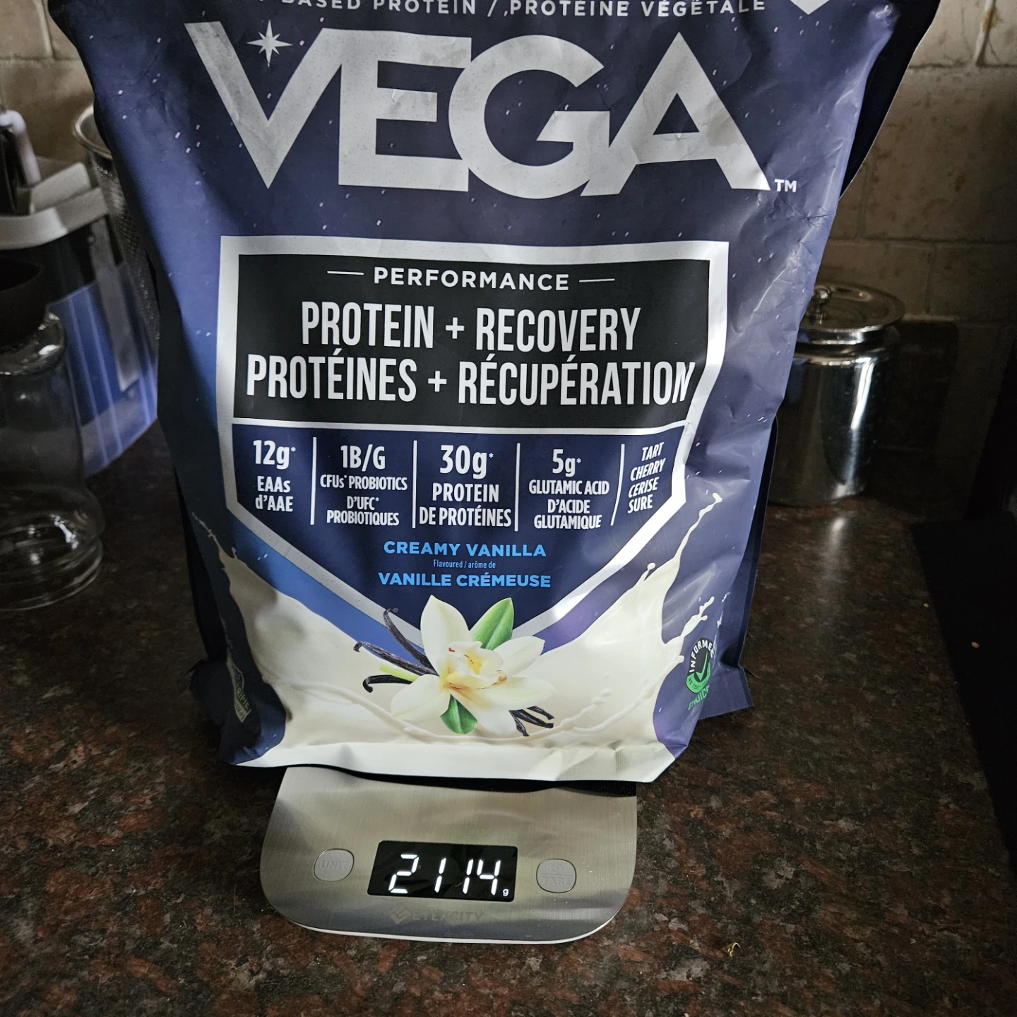 Vega Performance Protein + Recovery - Creamy Vanilla - photo 3