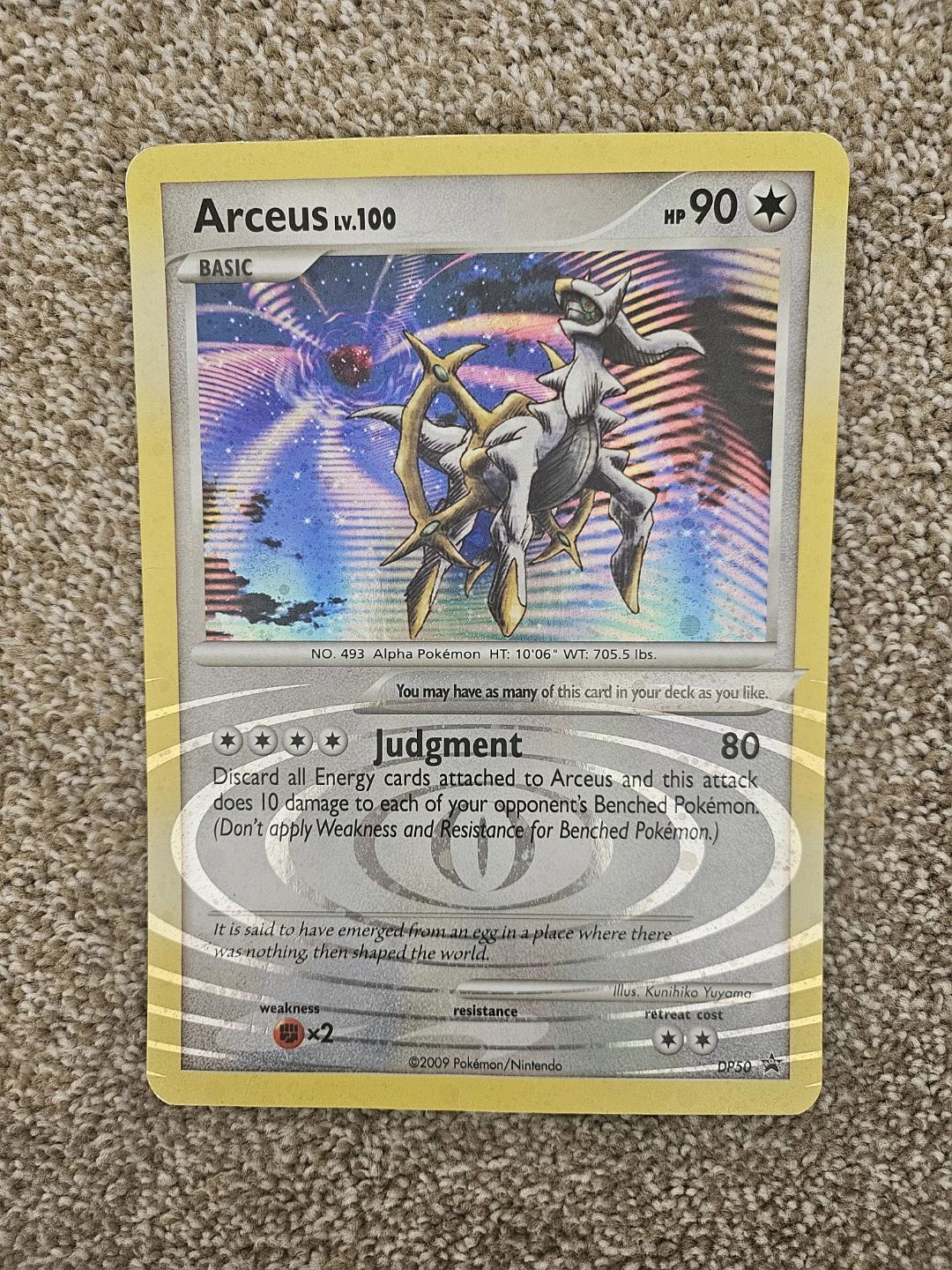 Arceus Jumbo card