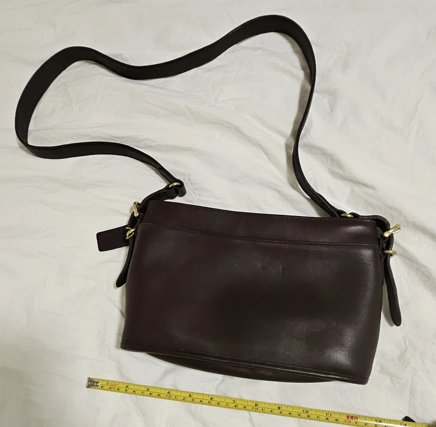 genuine leather vintage coach bag