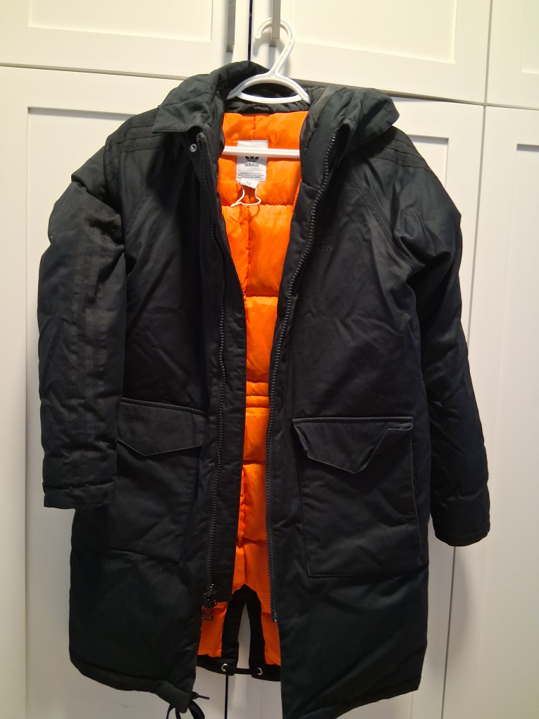 Adidas Black Parka Jacket