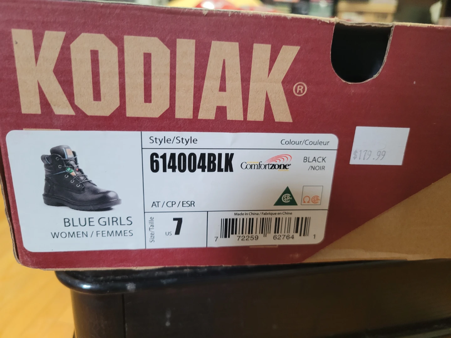 Kodiak Blue Women's Safety Boots Size 7 Man 5