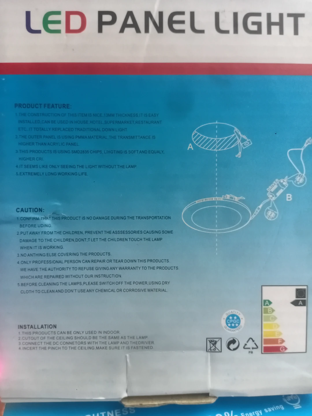8W Round LED Panel Light - photo 2