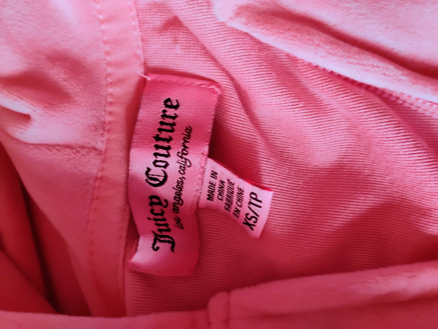 Juicy Couture Pink Velour Hoodie XS - photo 3