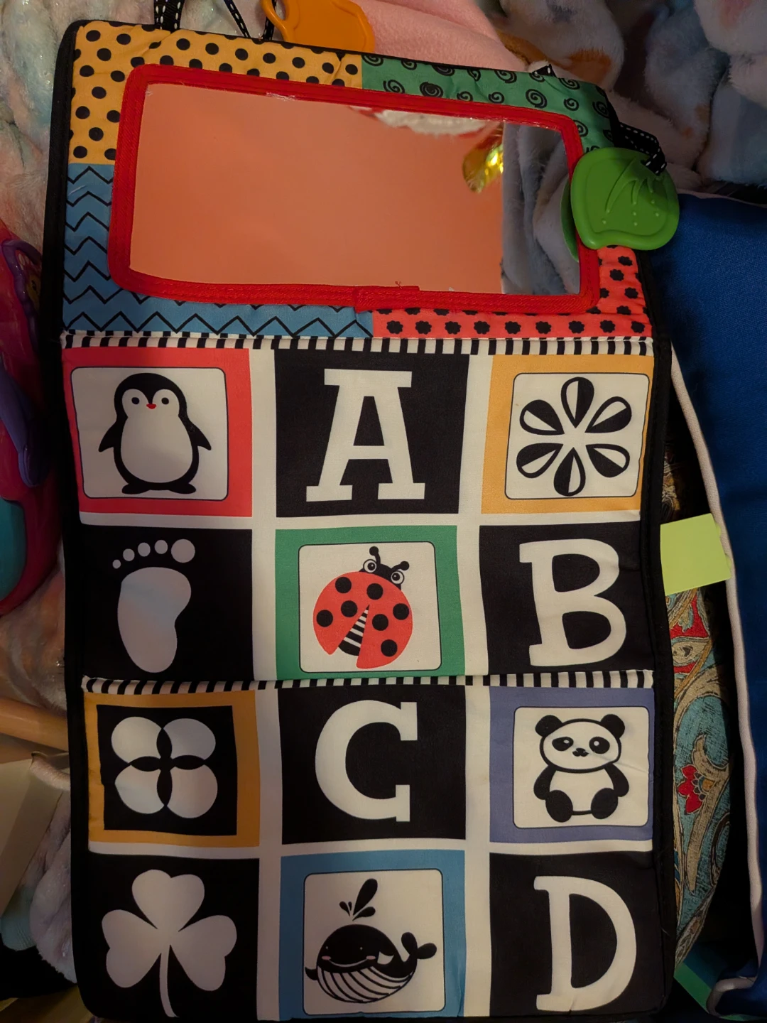High Contrast Baby Play Mat and mirror