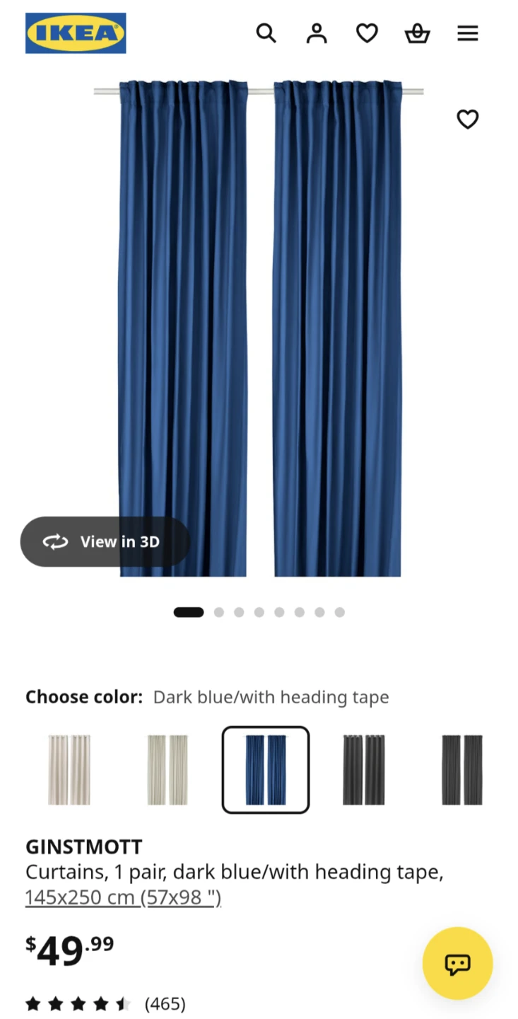 IKEA Ginstmott curtains - 2 sets - photo 2