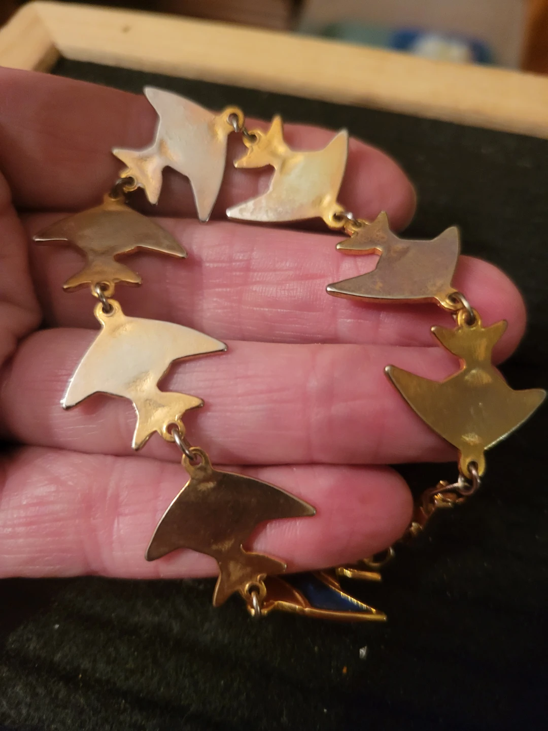 Abalone Shell Fish Link Bracelet - photo 3