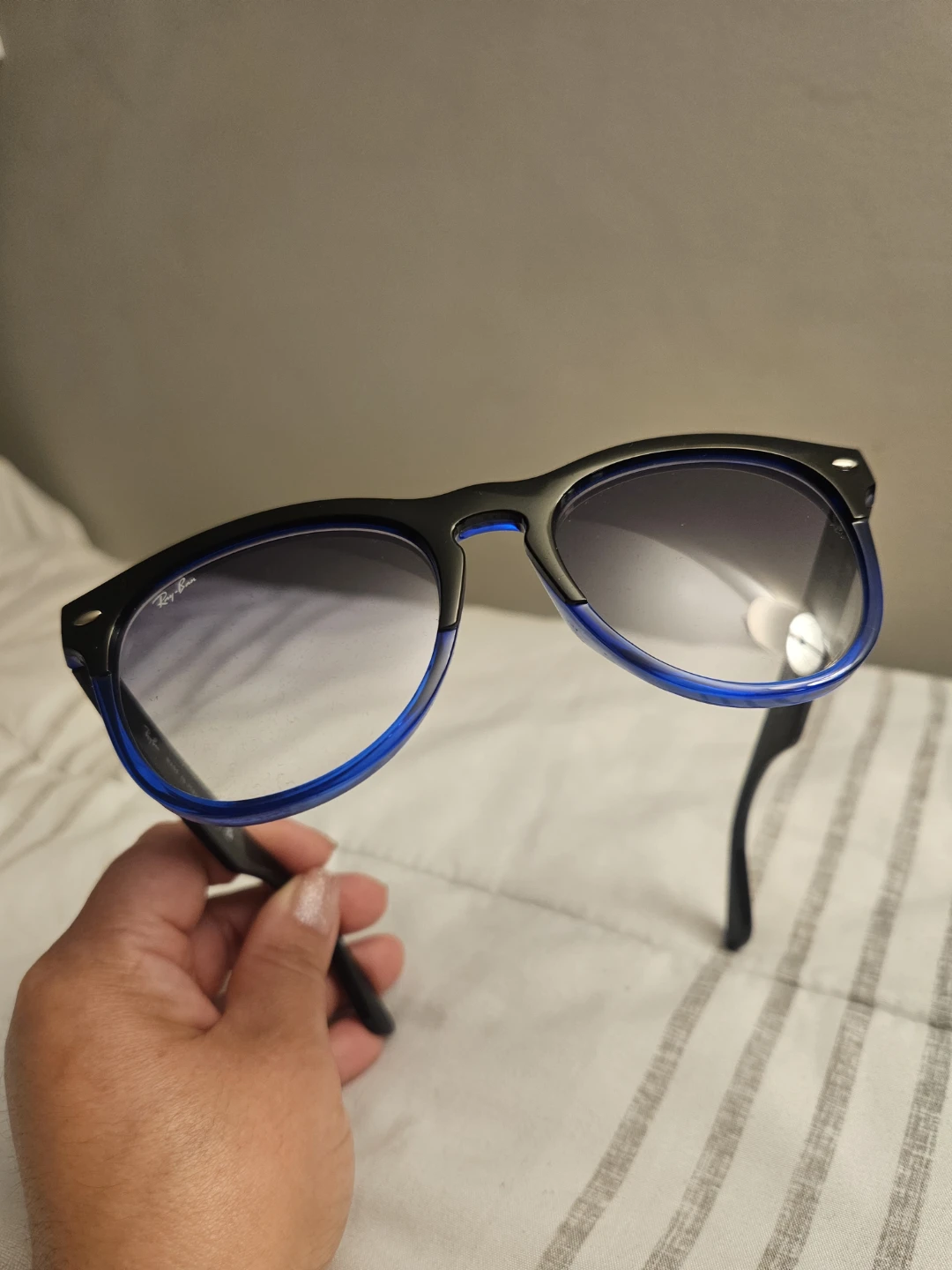 Ray-Ban Sunglasses Black and Blue - photo 2