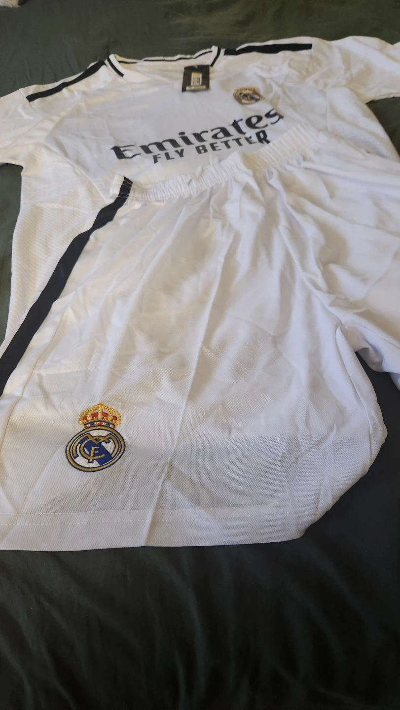 Real Madrid Ronaldo Soccer Jersey and Shorts Set