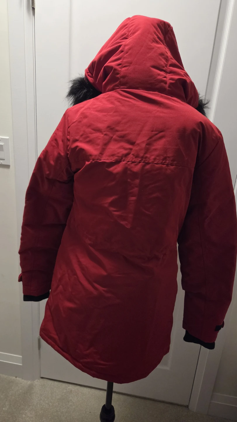 Red Winter Parka Jacket - photo 3