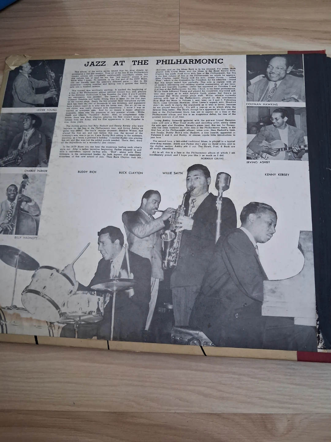 Norman Granz Jazz at the Philharmonic Vol 6 Vinyl - photo 2