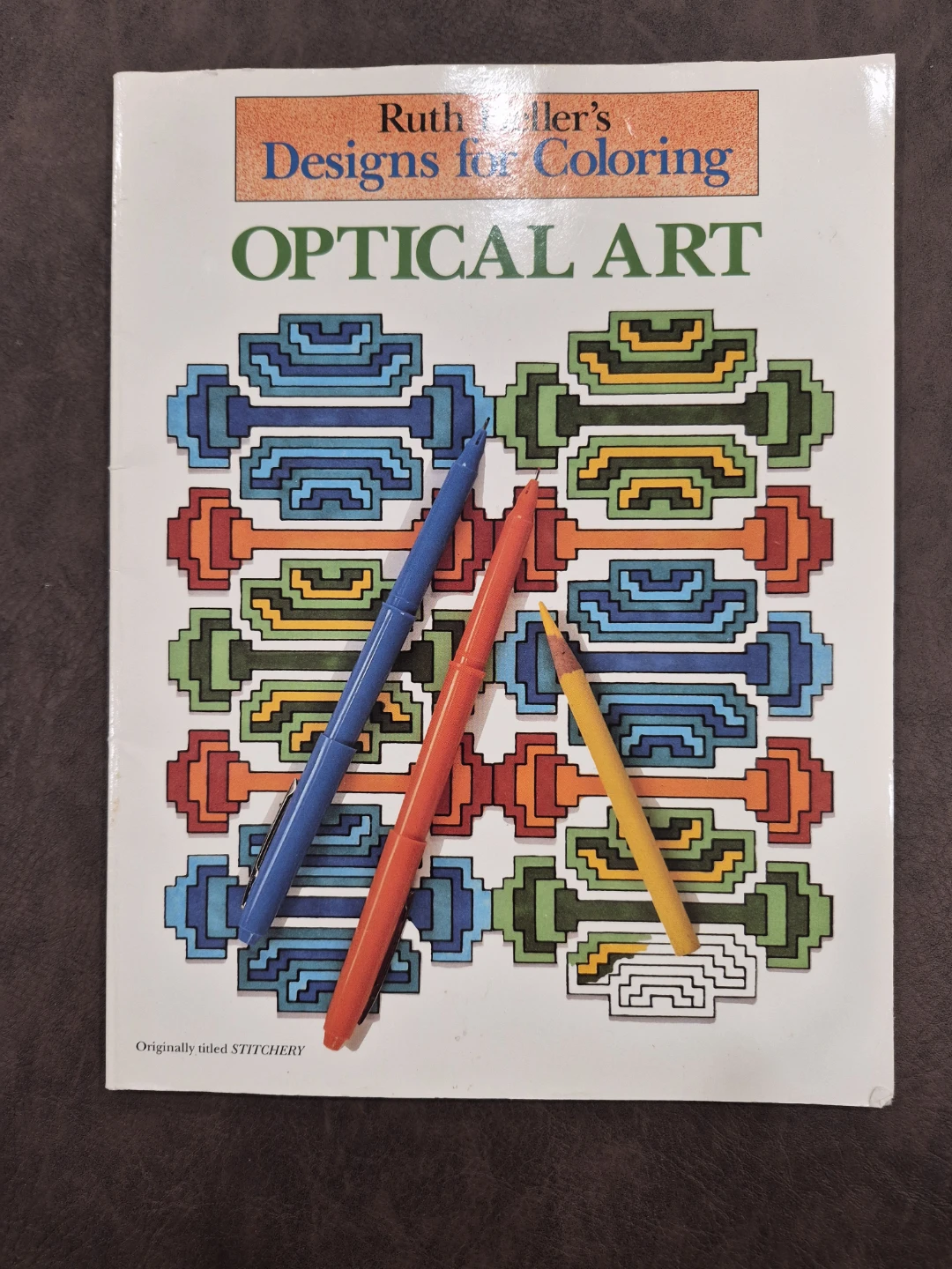Optical Art Coloring Book