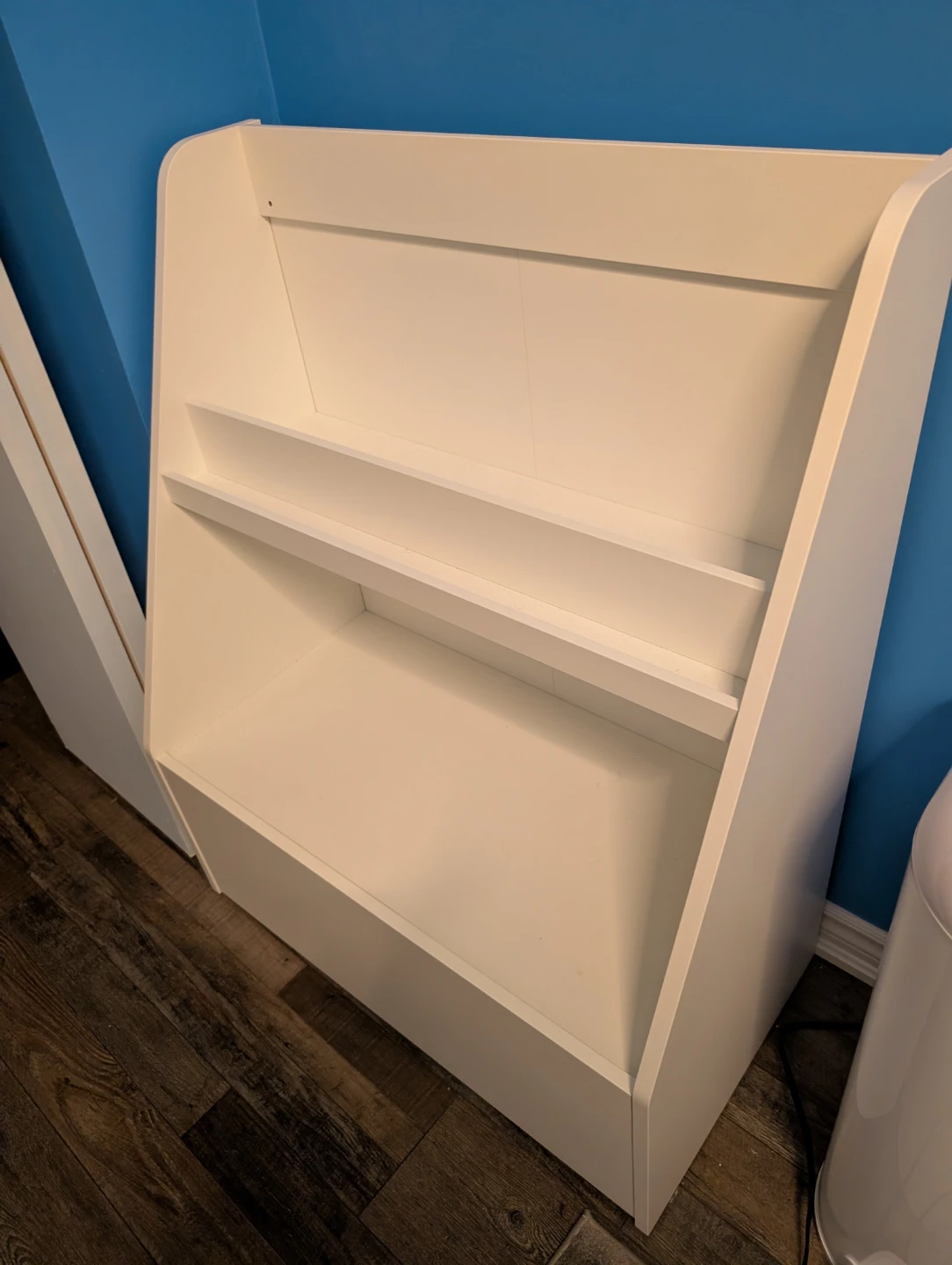 Ikea Bergig White Children's Bookcase with Toy Storage