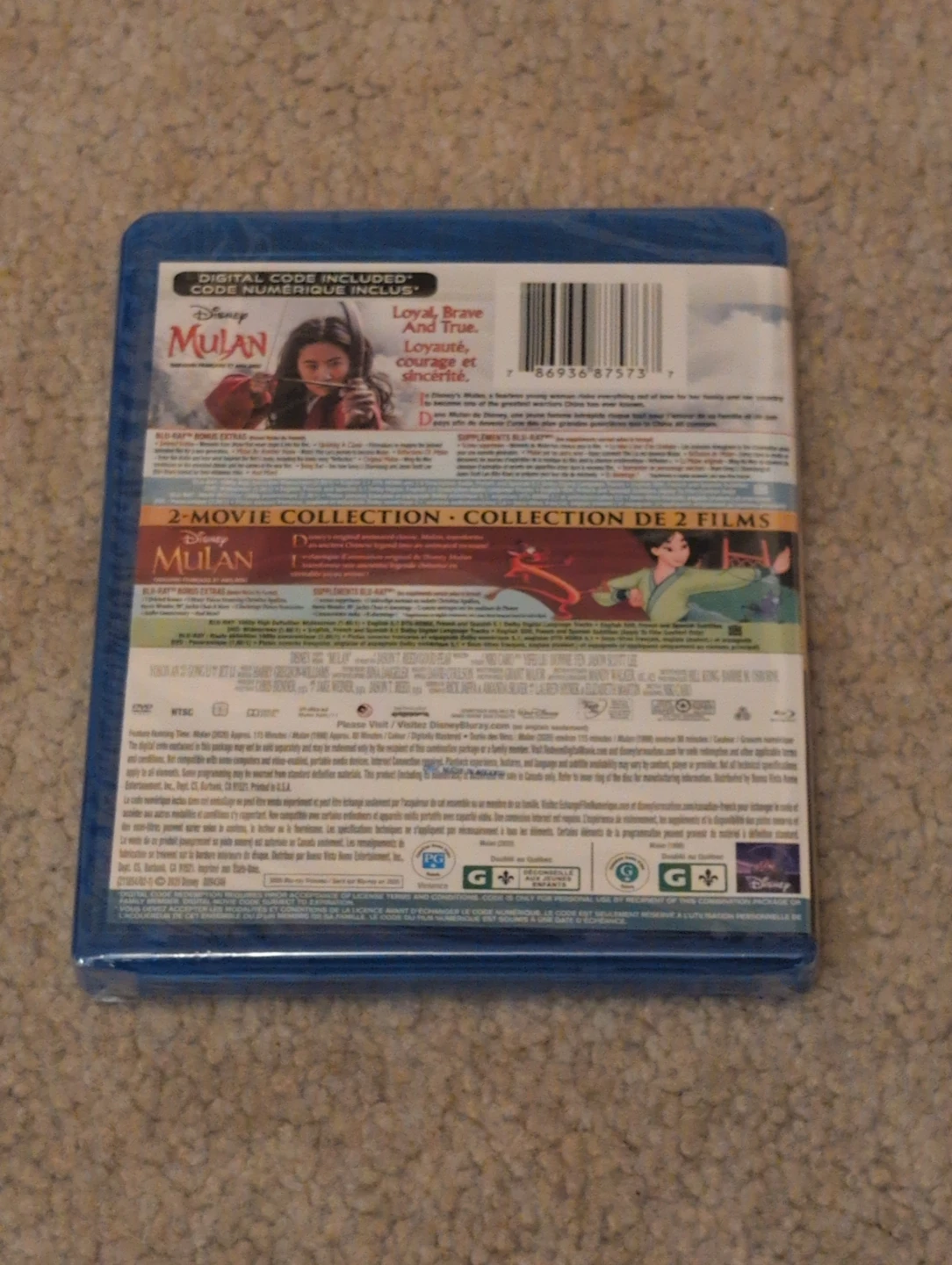 Disney Mulan 2-Movie Collection Blu-ray and DVD - photo 2