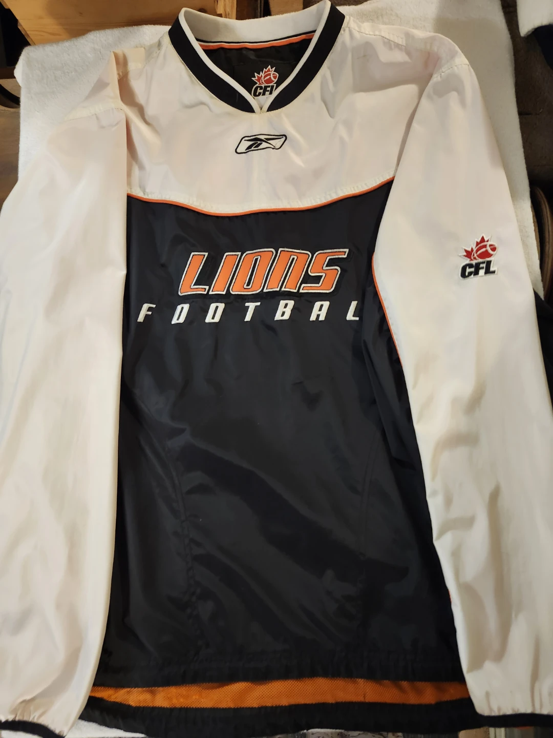 Reebok BC Lions CFL Windbreaker - photo 5