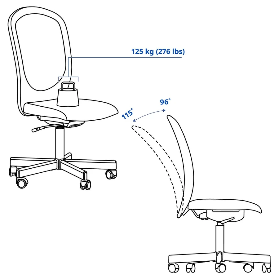 IKEA FLINTAN Office Chair (Black) - photo 4