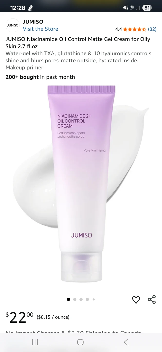JUMISO Niacinamide Pore Smoothing Toner, Oil Control Cream - photo 3