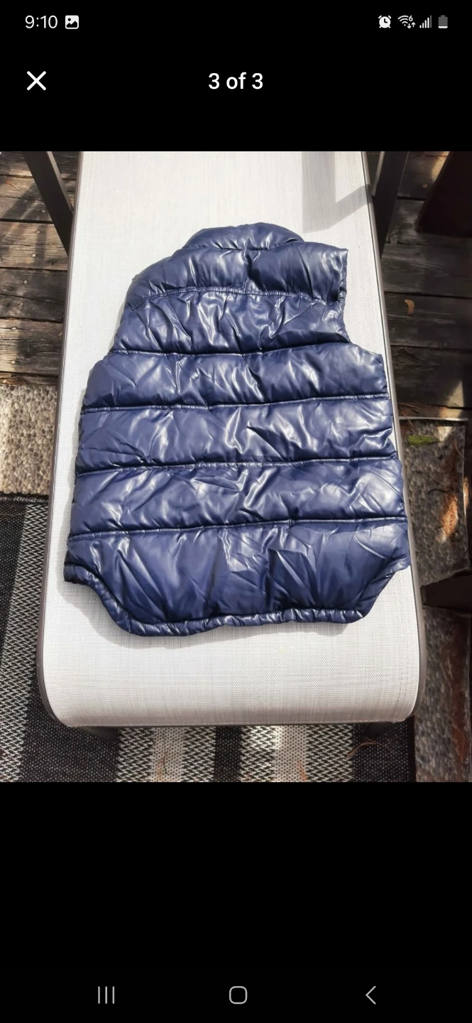 Navy Blue Puffer Vest - photo 3