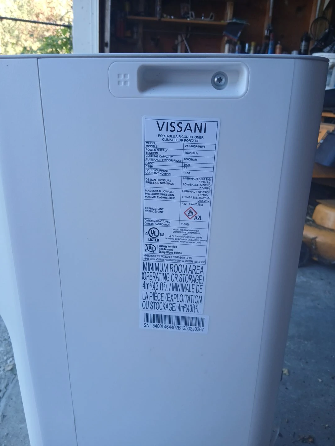 Vissani Portable Air Conditioner with Remote, $150 or best offer - photo 3
