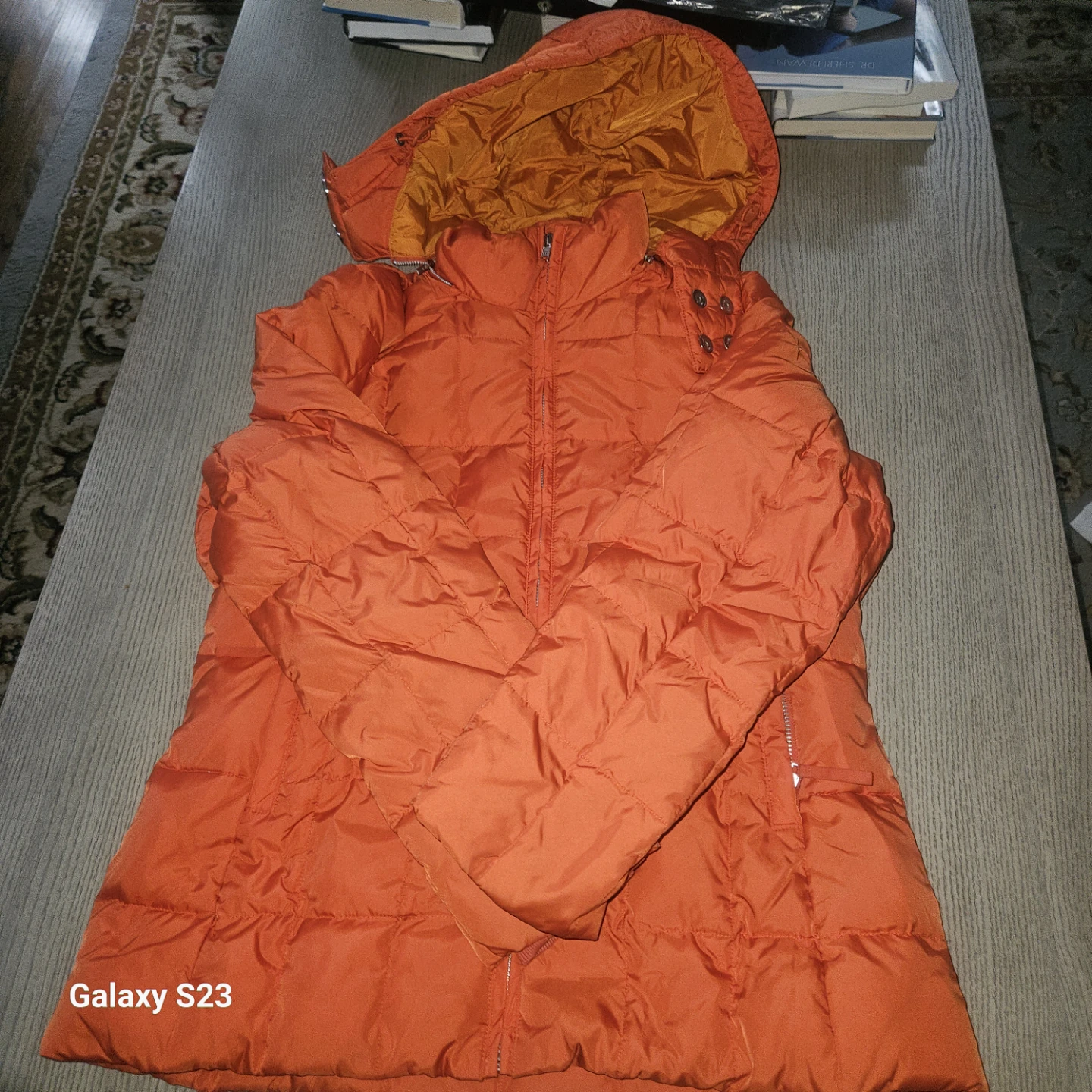 Gap Orange Quilted Puffer Jacket - photo 2