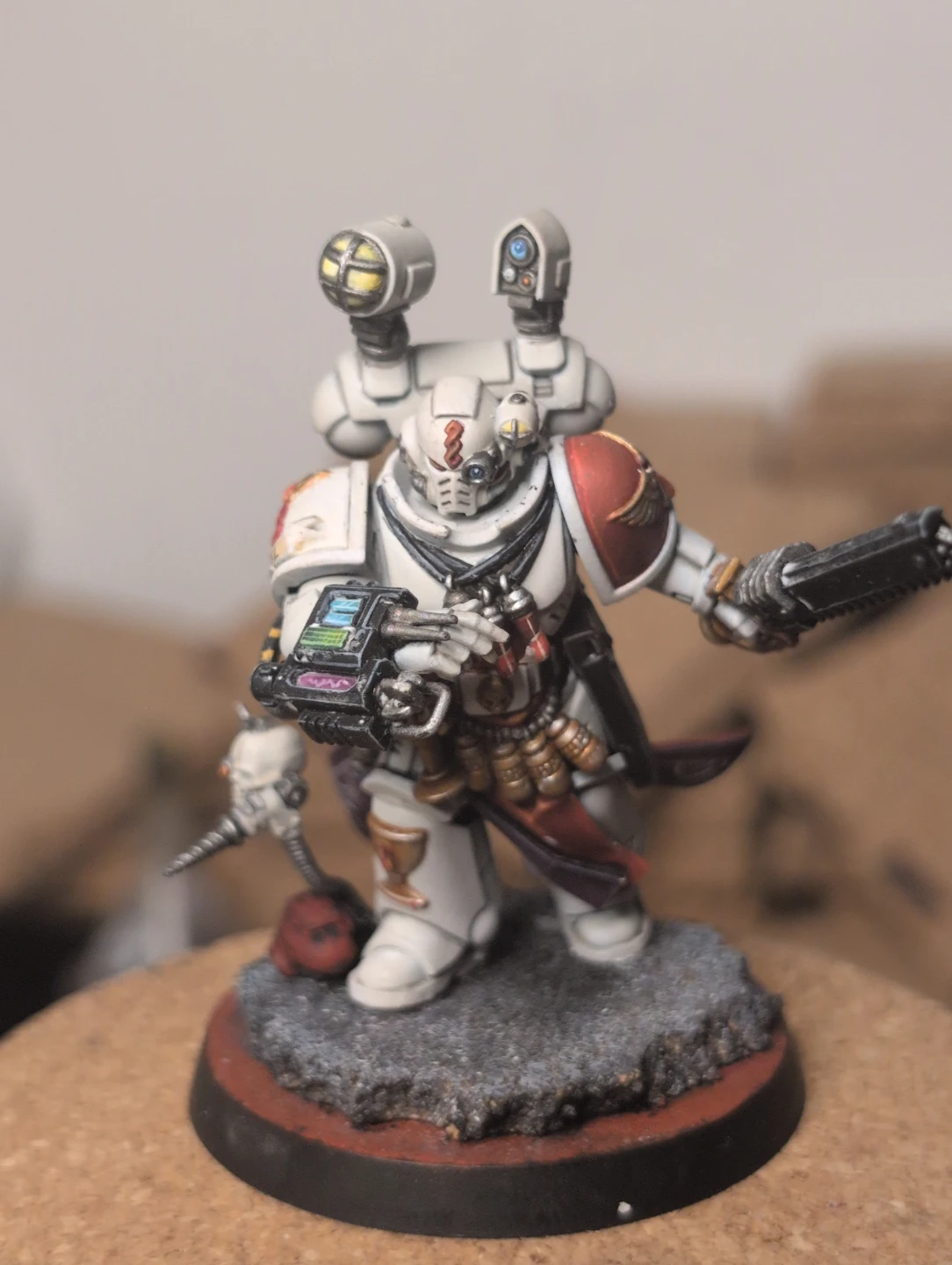 Warhammer 40K Blood Angels Sanguinary Priest Swappable Helmet