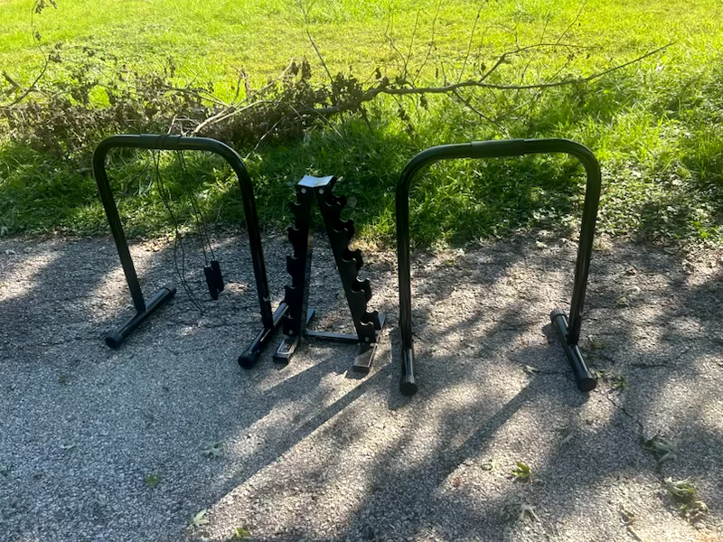 Parabody Dumbbell Rack and Dip Bars