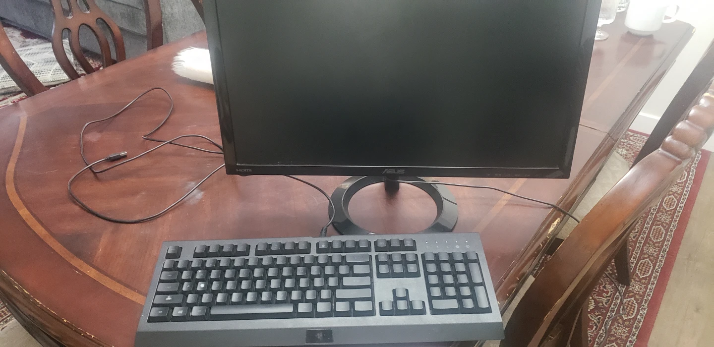 ASUS VX238 Monitor and Razer Keyboard Set - photo 2