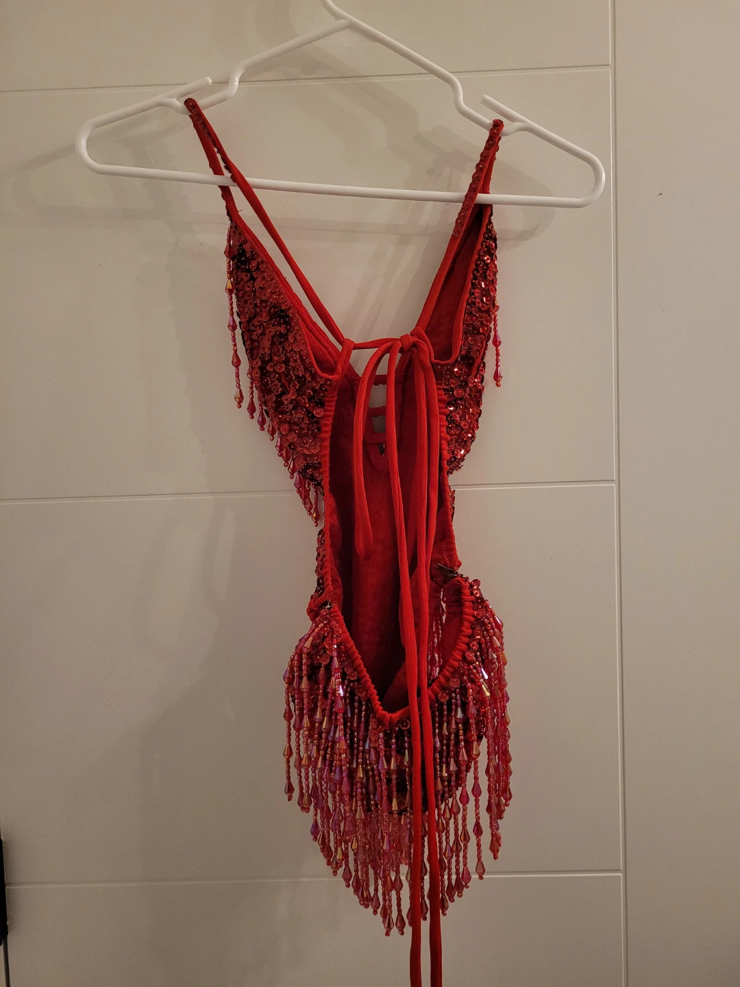 Easy tiger red sequin bodysuit - photo 4