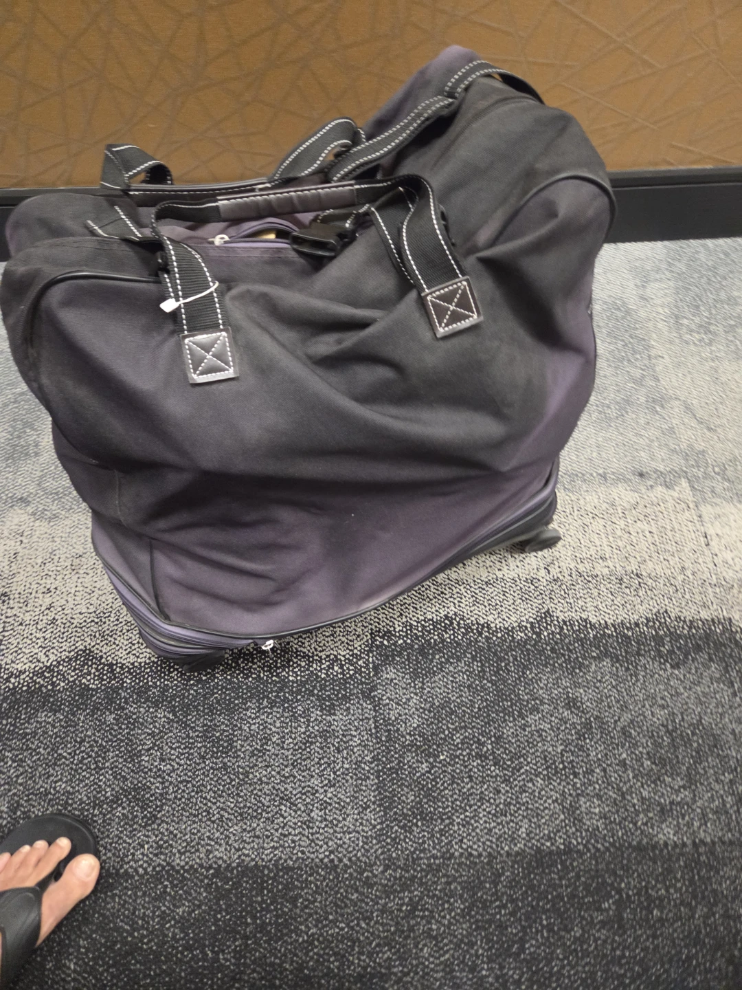Black Rolling Duffle Bag - photo 5