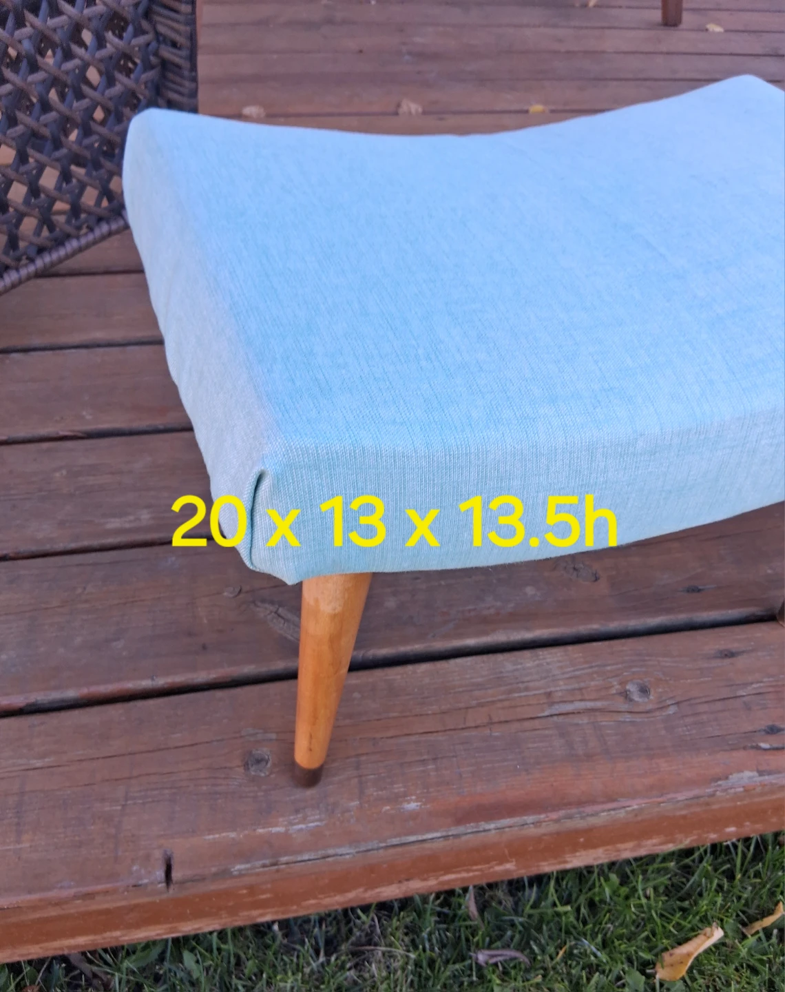 Set of Two  Mid-Century Style Footstools - photo 4