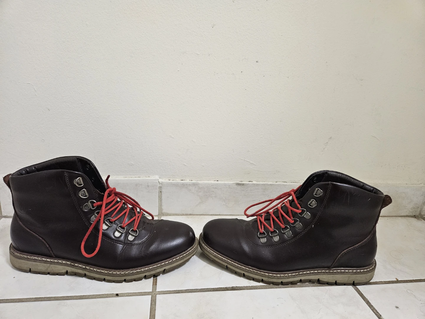 Brown Leather Lace-up Boots - photo 3